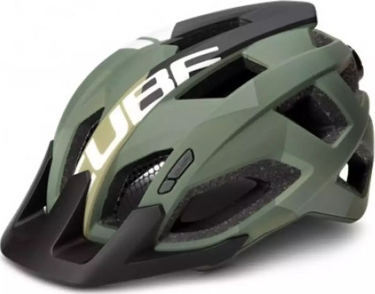 Cube Pathos Art Mountain Bicycle Helmet Green