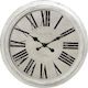 Espiel Silent Antique Wall Clock Polyresin Ecru Ø55.4cm