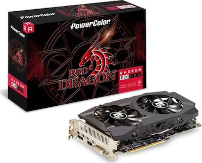 PowerColor Radeon RX 580 8GB GDDR5 Red Dragon Κάρτα Γραφικών