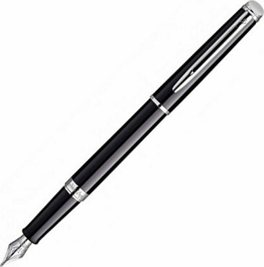 Waterman Hemisphere Писалка Medium Черна от Inox с Черно Мастило