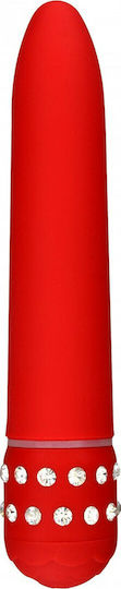 ToyJoy Diamond Superbe Classic Vibrator 15.5cm Red