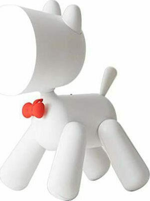 Andowl Lumini LED Lampă decorativă pentru copii Waggy Puppy Alb