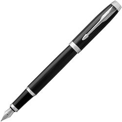 Parker I.M. Core Schreibfeder Mittel Schwarz aus Stahl mit Blau Tinte