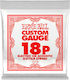 Ernie Ball Custom Gauge Plain Single Steel Electric Guitar String 18"