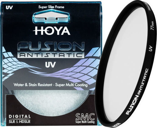 Hoya Fusion Antistatic Filtru UV Cu diametrul 52mm cu acoperire MC pentru obiective foto