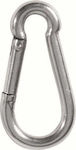 Mil-Tec Stainless Steel Carabiner 40mm