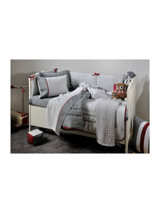 Down Town Home Kinderbettdecken Grau 95x145cm 04-0055