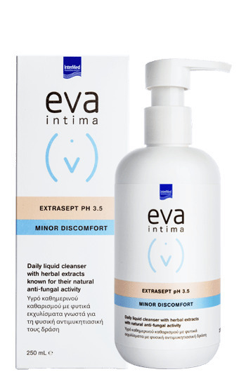 Intermed Eva Intima Extrasept Minor Discomfort pH 3.5 Υγρό Καθαρισμού με Χαμομήλι και Αλόη 250ml
