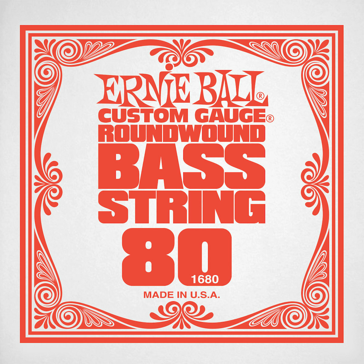 Ernie Ball Custom Gauge Electric Bass Nickel Wound P01680 .080 Skroutz.gr