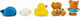 Hape Teddy And Friends Bath Squirts Water Faces for 0++ Months 5pcs