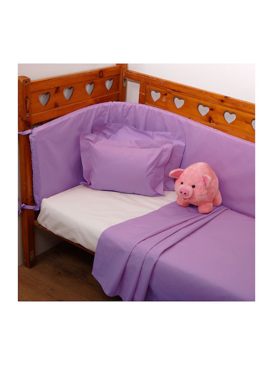 Anna Riska Duvet Crib Cotton Prestige Lilac 110...