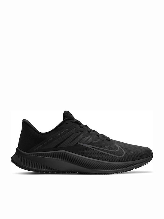 Nike Quest 3 Ανδρικά Αθλητικά Παπούτσια Running Μαύρα