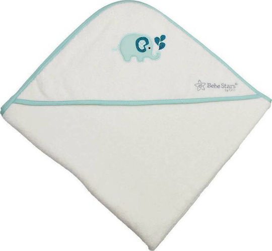 Bebe Stars Baby Bath Towel Hooded 82x74cm