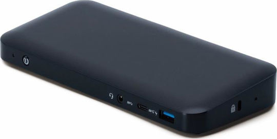 Acer Docking III USB-C Докинг Станция с HDMI/DisplayPort 4K PD Ethernet и Свързване на 2 Монитора Черна