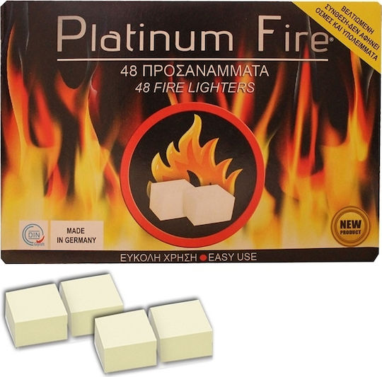 Platinum Fire Kindling Cubes 48pcs