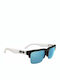 Spy Helm 5050 Men's Sunglasses with Blue Plastic Frame and Blue Polarized Mirror Lens 6700000000066