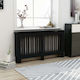 vidaXL Black Radiator Cover 152x19x81cm 288177