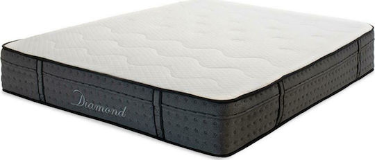 Pakketo Diamond Queen Ergonomic Mattress Foam / Memory Foam 160x200x27cm with Independent Springs