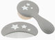 Kiokids Baby Brush & Comb Grey 2 Pieces