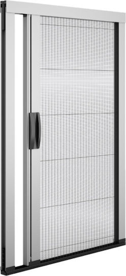 Viomal Phoenix Mosquito Net Door Pleated Aluminum White 235x135cm