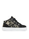 Piuma Lace Mid FI7PIMFAB12 Детски маратонки High Черни