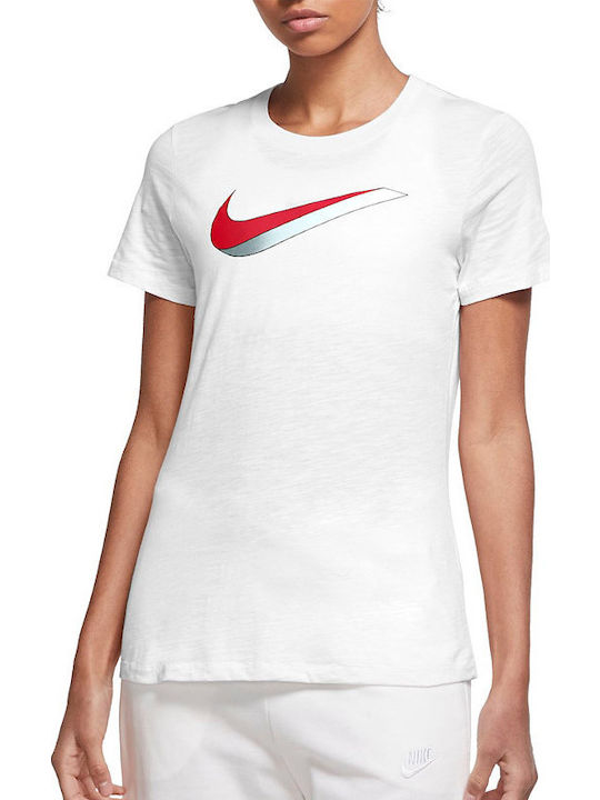 Nike Icon Femeie Sport Tricou Alb