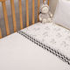abo Blanket Cot Cookie Waffle White 100x150cm