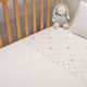 abo Blanket Cot Queens Crown Waffle Beige 100x150cm