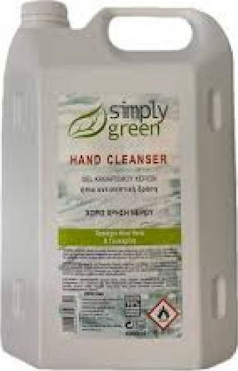 Simply Green Antiseptic Gel with 70% Alcohol 4lt