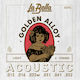 La Bella Golden Alloy Σετ Χορδών 80/20 Brass Ακουστικής Κιθάρας 12 - 52" Light