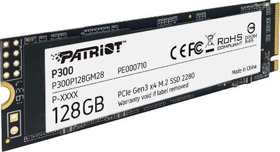 Patriot P300 SSD 128GB M.2 NVMe PCI Express 3.0 P300P128GM28 | Skroutz.gr