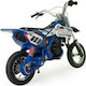 Motocicletă Pentru Copii Xtreme Fighter Electrică 24 Volt Albastră Pentru 4+ Ani