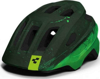 Cube Talok Enduro Art Mountain Bicycle Helmet with MIPS Protection Green