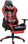 Racer UT-C071 Καρέκλα Gaming Δερματίνης με Ρυθμιζόμενα Μπράτσα Κόκκινη
