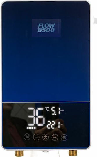 Flow 8500 Wall Mounted Electric Single-Phase Instant Water Heater for Bathroom / Kitchen 8.5kW