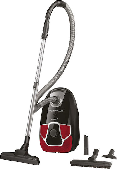 Rowenta Silence Force Allergy + Vacuum Cleaner 450W Bagged 4.5lt Black