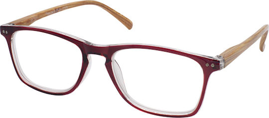 Eyelead Ε213 Reading Glasses +3.50 in Burgundy color Ε 213