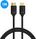 Baseus HDMI 2.0 Cable HDMI male - HDMI male 1m Μαύρο