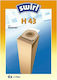 Swirl H43 Vacuum Cleaner Bags 6pcs Compatible with Vacuum Cleaner Hoover