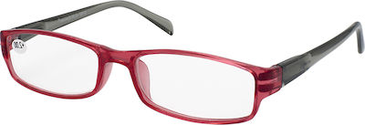 Eyelead E182 Reading Glasses +4.00 in Red color E182 E 182