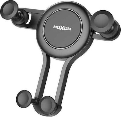 Moxom Mobile Phone Holder Car Double-Grip with Adjustable Hooks Black