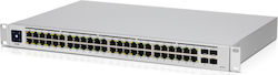 Ubiquiti UniFi USW-48-POE Managed L2 PoE+ Switch with 48 Gigabit (1Gbps) Ethernet Ports and 4 SFP Ports