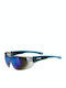 Uvex Sportstyle Men's Sunglasses with Blue Plastic Frame and Blue Lens S5305254416