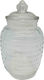 Ankor Vase General Use with Airtight Lid Glass 2200ml 1pcs