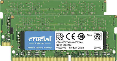 Crucial 32GB DDR4 RAM with 2 Modules (2x16GB) and 3200 Speed for Laptop