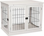 Pawhut Dog Wire Crate Κλουβί Σκύλου με 3 Πόρτες 66x58.5x81cm 66x58.5x81cm D02-040WT