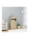 Wooden Storage Drawers Sonoma Oak L40xW50xH76cm
