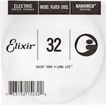 Elixir Single Nickel Plated Steel String for Electric Guitar Nanoweb Electric .032"