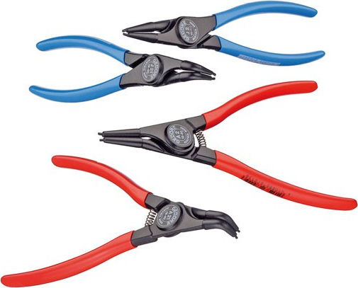 Gedore Safety Pliers Straight & Curved jawbones Length 180mm 4pcs