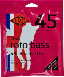 Rotosound Set of Nickel Plated Steel Strings for Bass Roto Bass Standard 45 - 105"